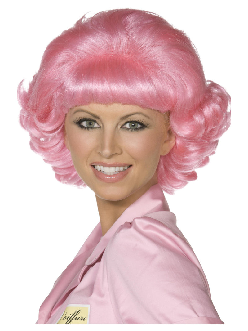 Grease Frenchy Wig, Pink - 4