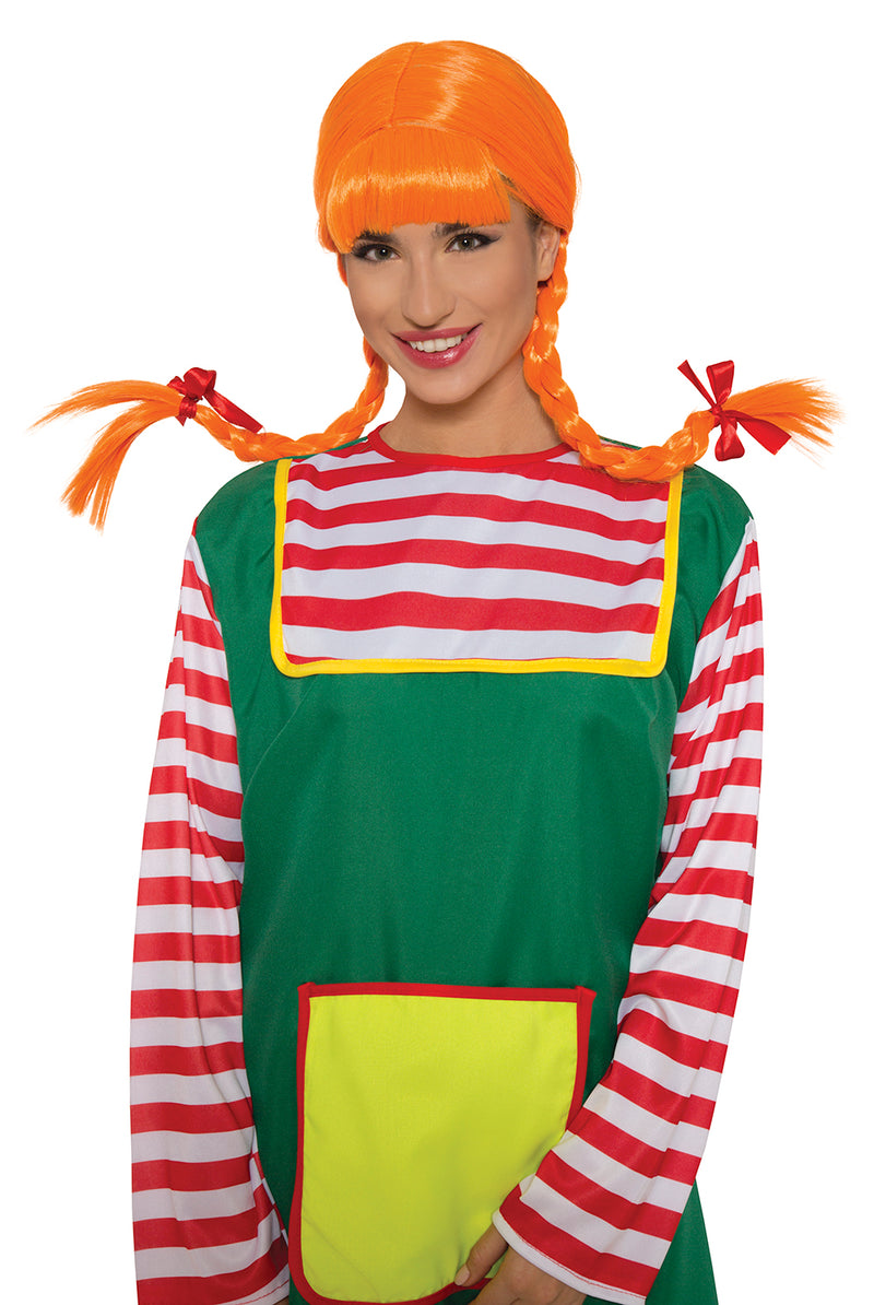 ORANGE BRAID WIG (BOX CONTAINER)