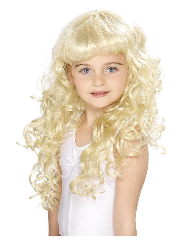 Girl's Princess Wig, Blonde - 2