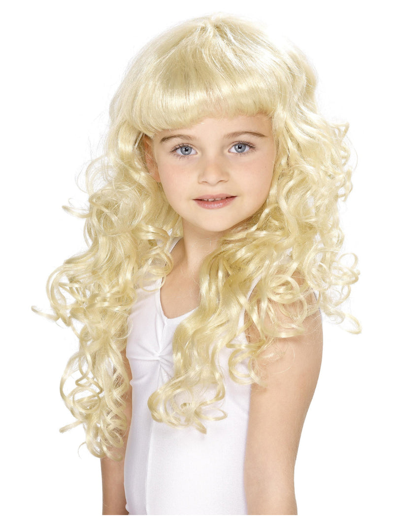 Girl's Princess Wig, Blonde - 1