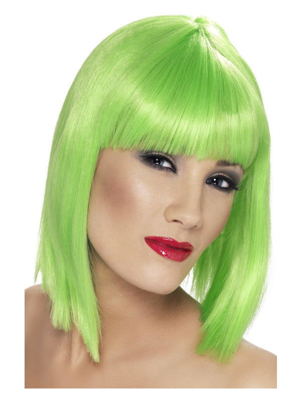 Glam Wig, Neon Green - 2