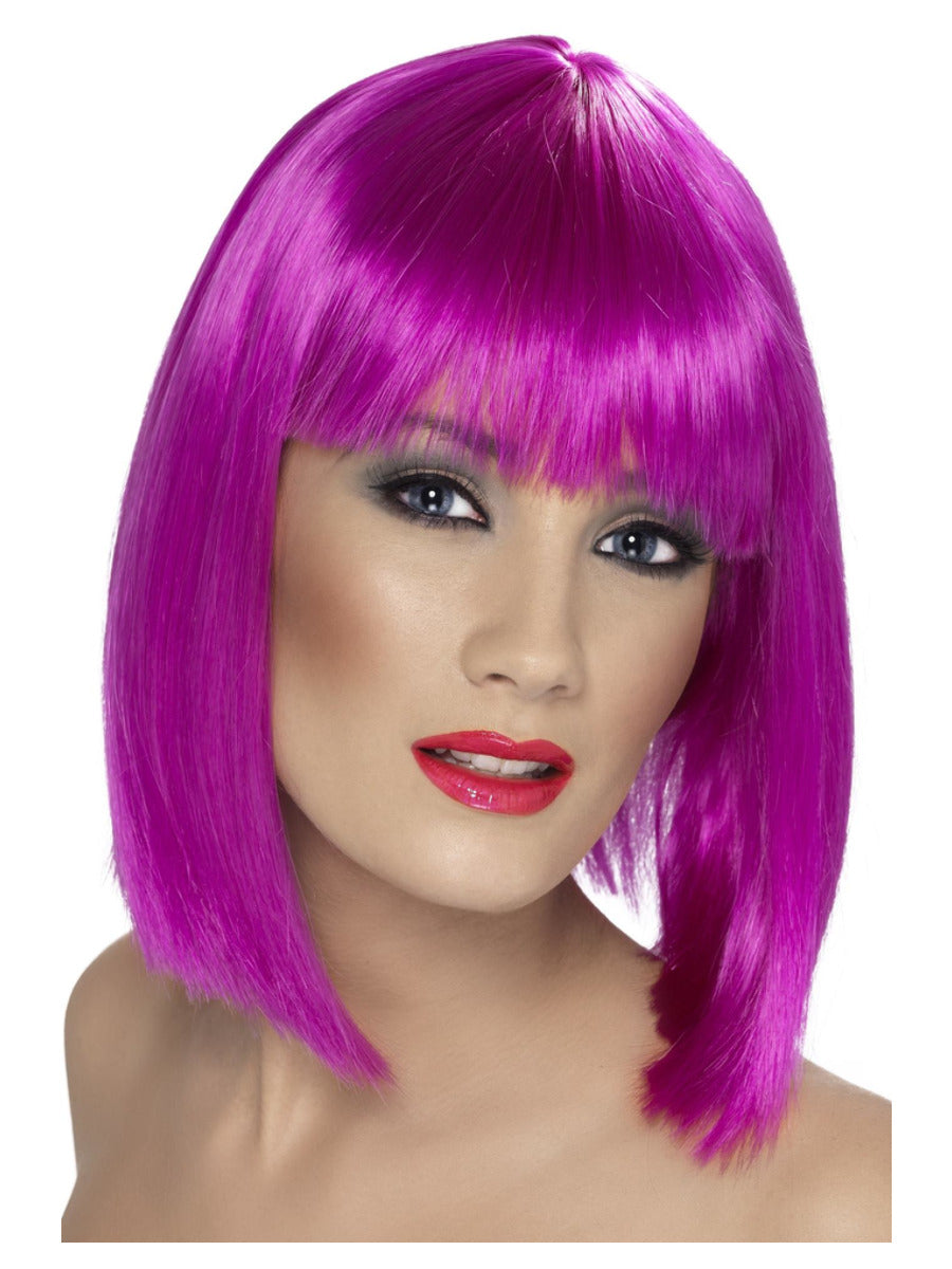 Glam Wig, Neon Purple - 1