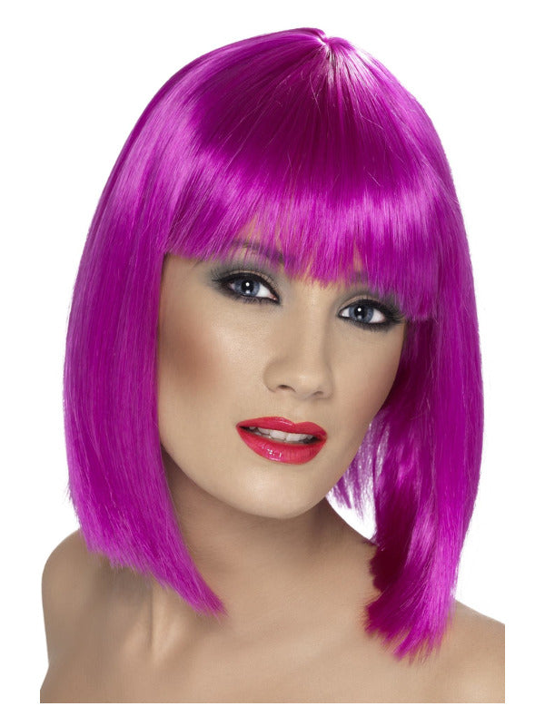 Glam Wig, Neon Purple - 2