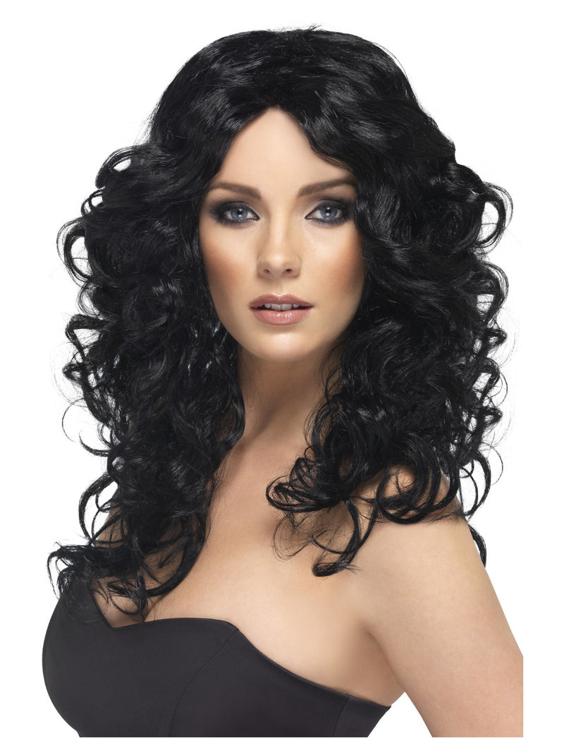 Glamour Wig, Black - 1