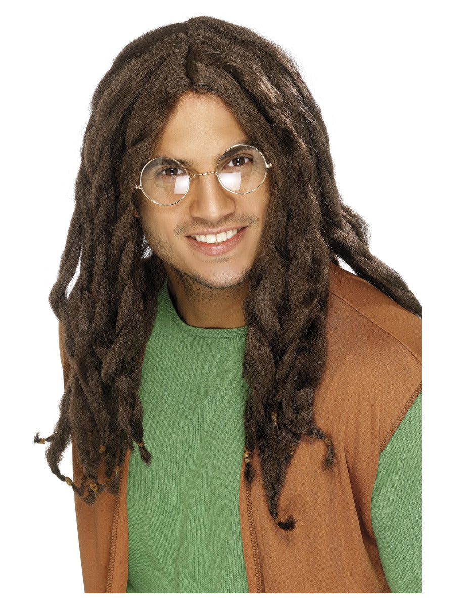 Dreadlock Wig, Brown - 1