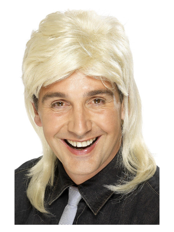 Mullet Wig, Blonde - 2