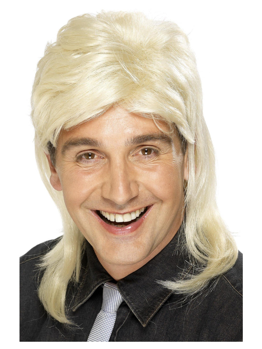 Mullet Wig, Blonde - 1
