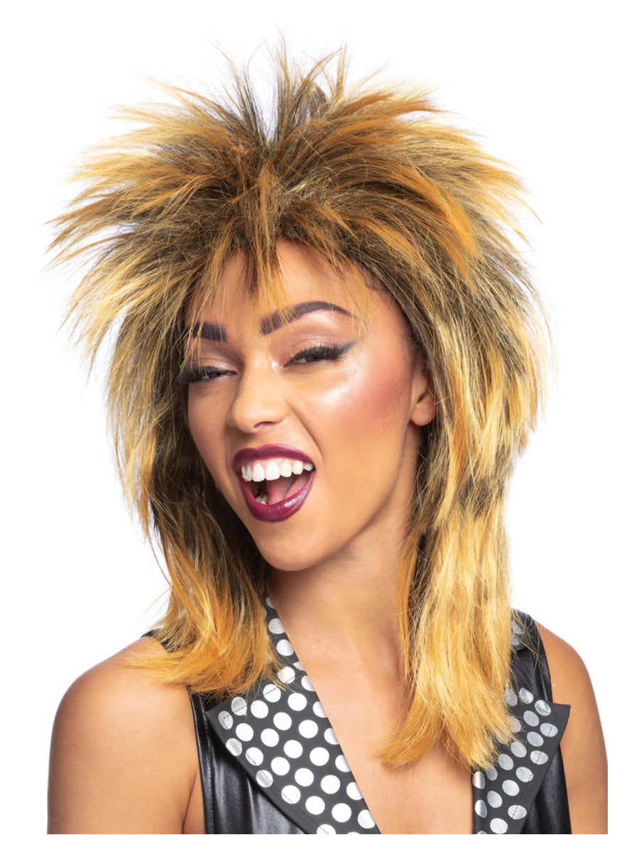 Rock Diva Wig, Ginger - 1