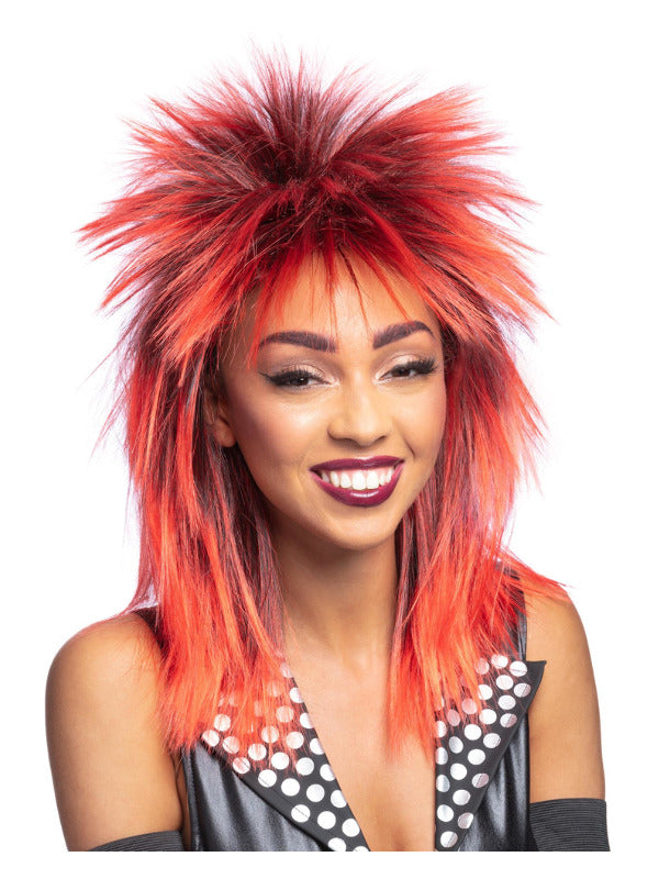Rock Diva Wig, Red - 2