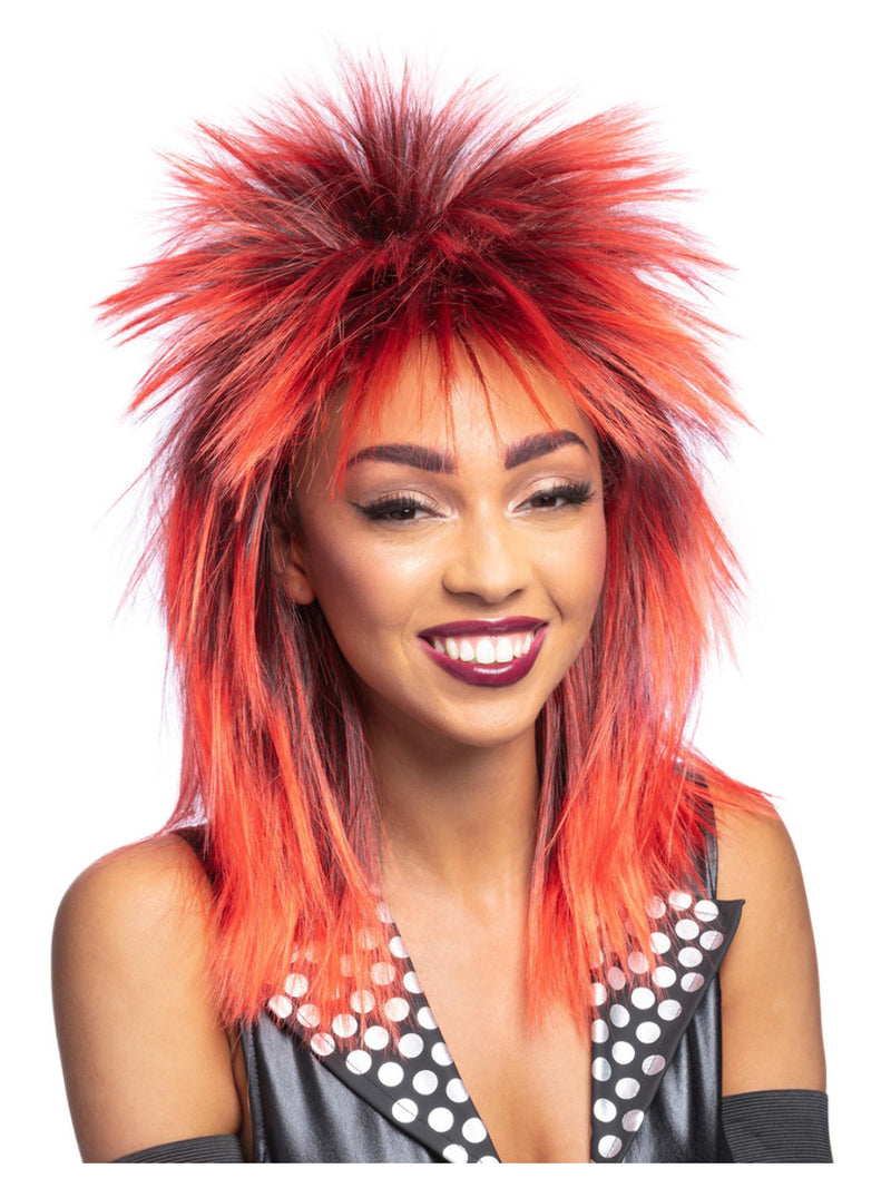 Rock Diva Wig, Red - 1