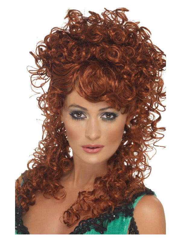 Saloon Girl Wig, Auburn - 2