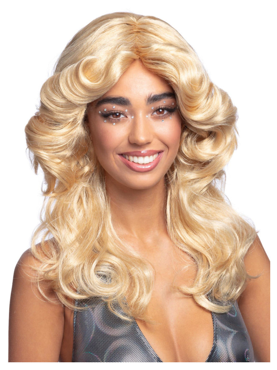 70s Flick Wig, Blonde - 1