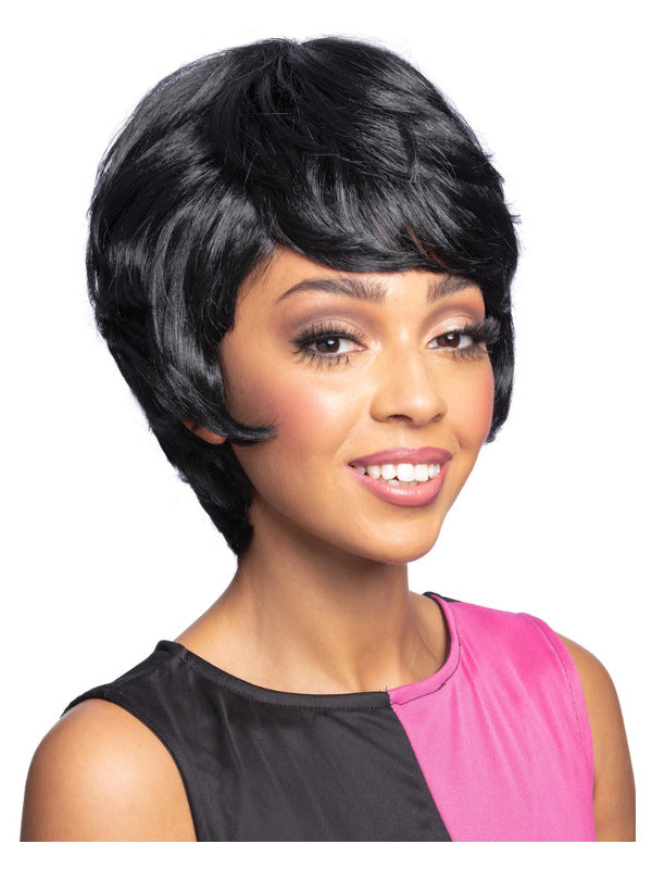 60s Beehive Wig, Black - 2