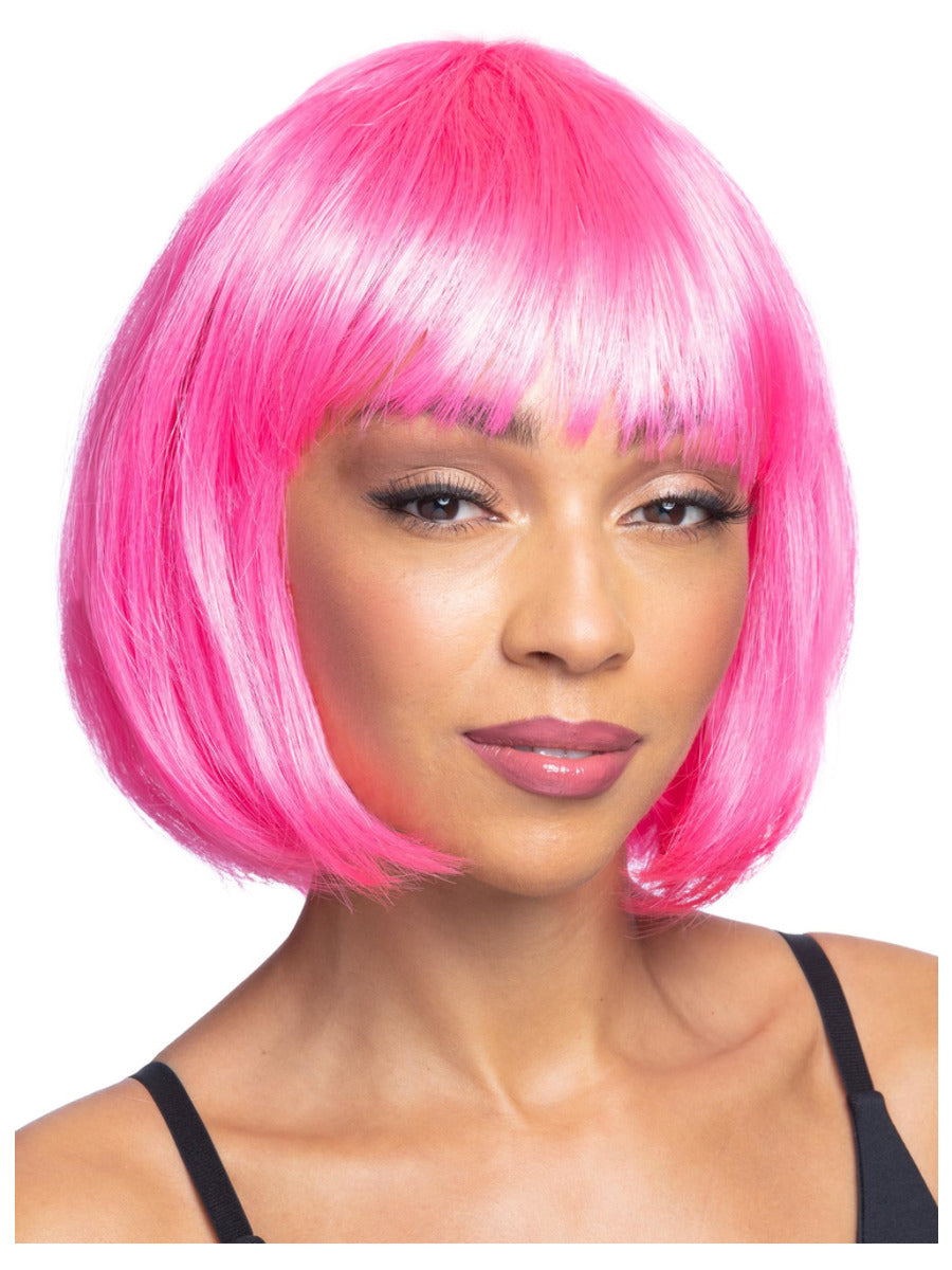 Partyrama Wig, 12 inch, Pink - 1