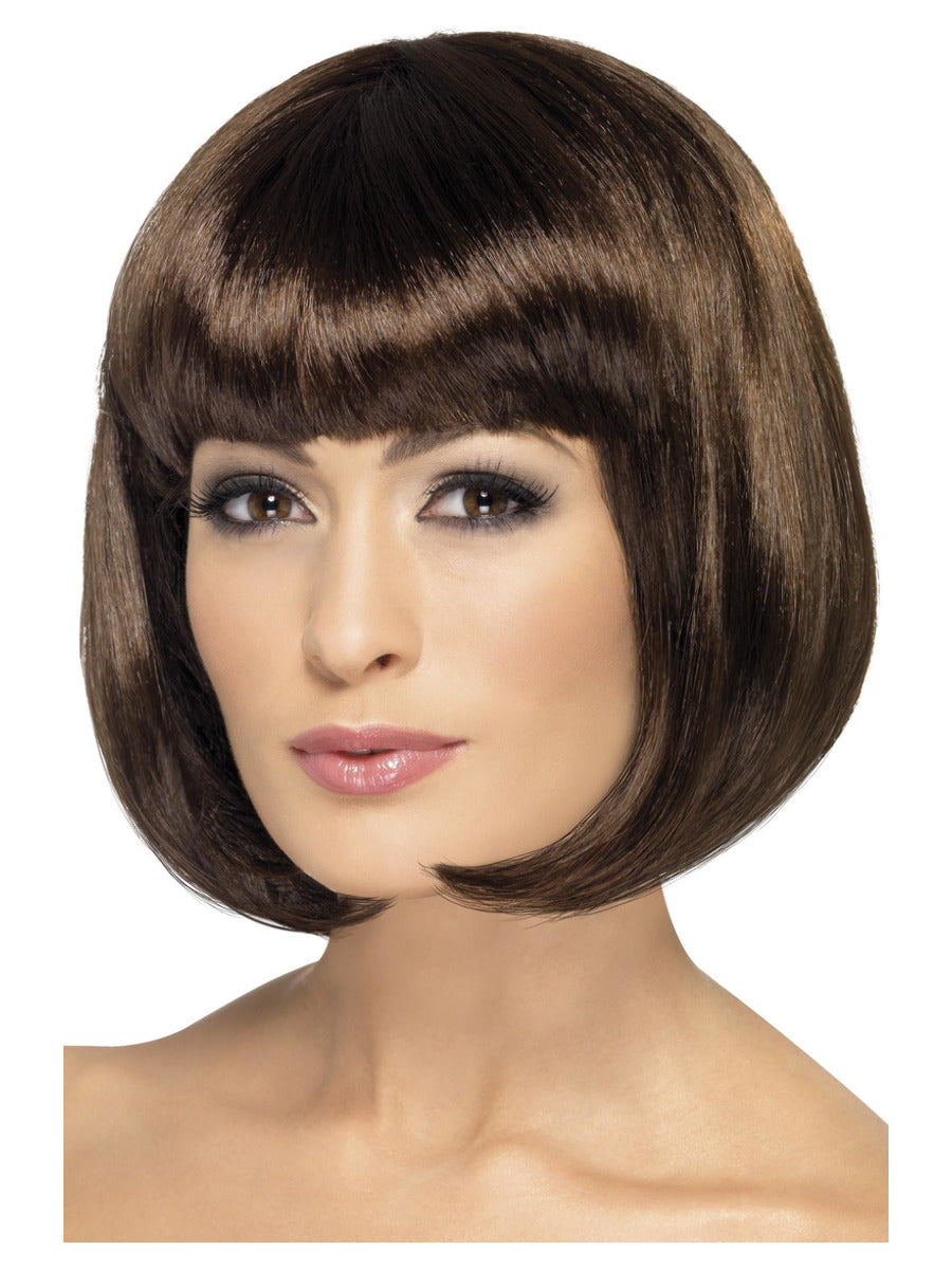 Partyrama Wig, 12 inch, Brown - 1