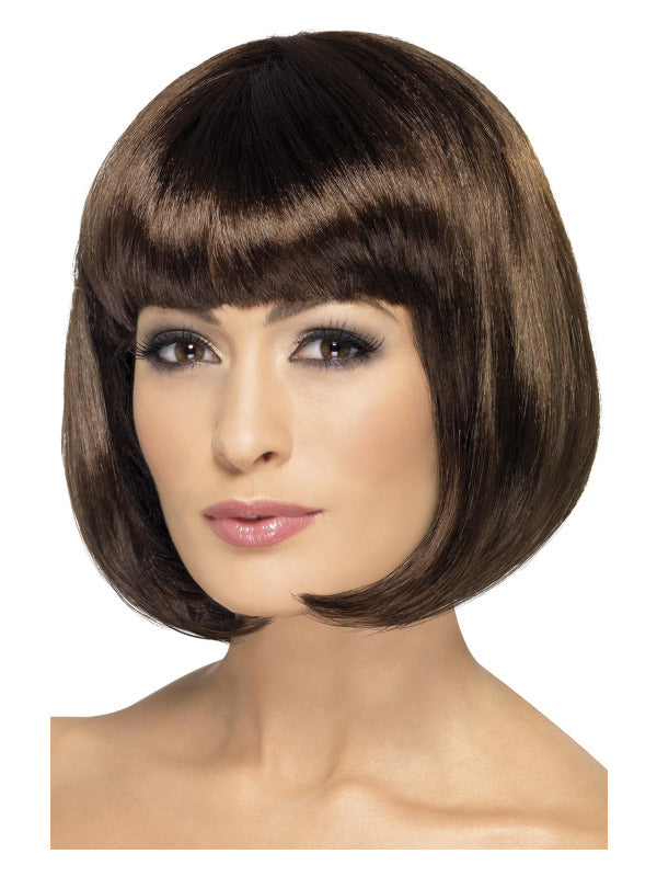 Partyrama Wig, 12 inch, Brown - 2