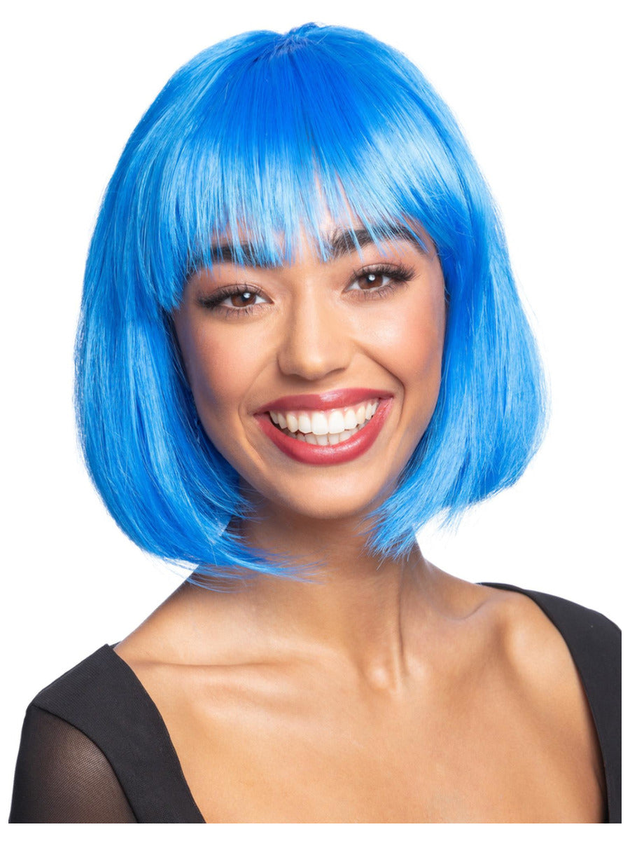 Partyrama Wig, 12 inch, Blue - 1