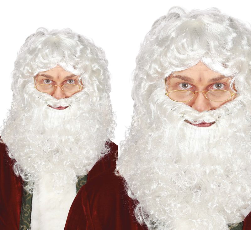 SANTA CLAUS WIG WITH BEARD (BOX CONTAINER)