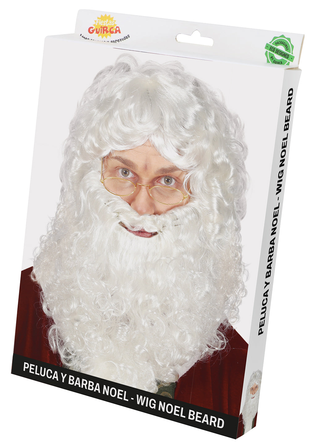 SANTA CLAUS WIG WITH BEARD (BOX CONTAINER)