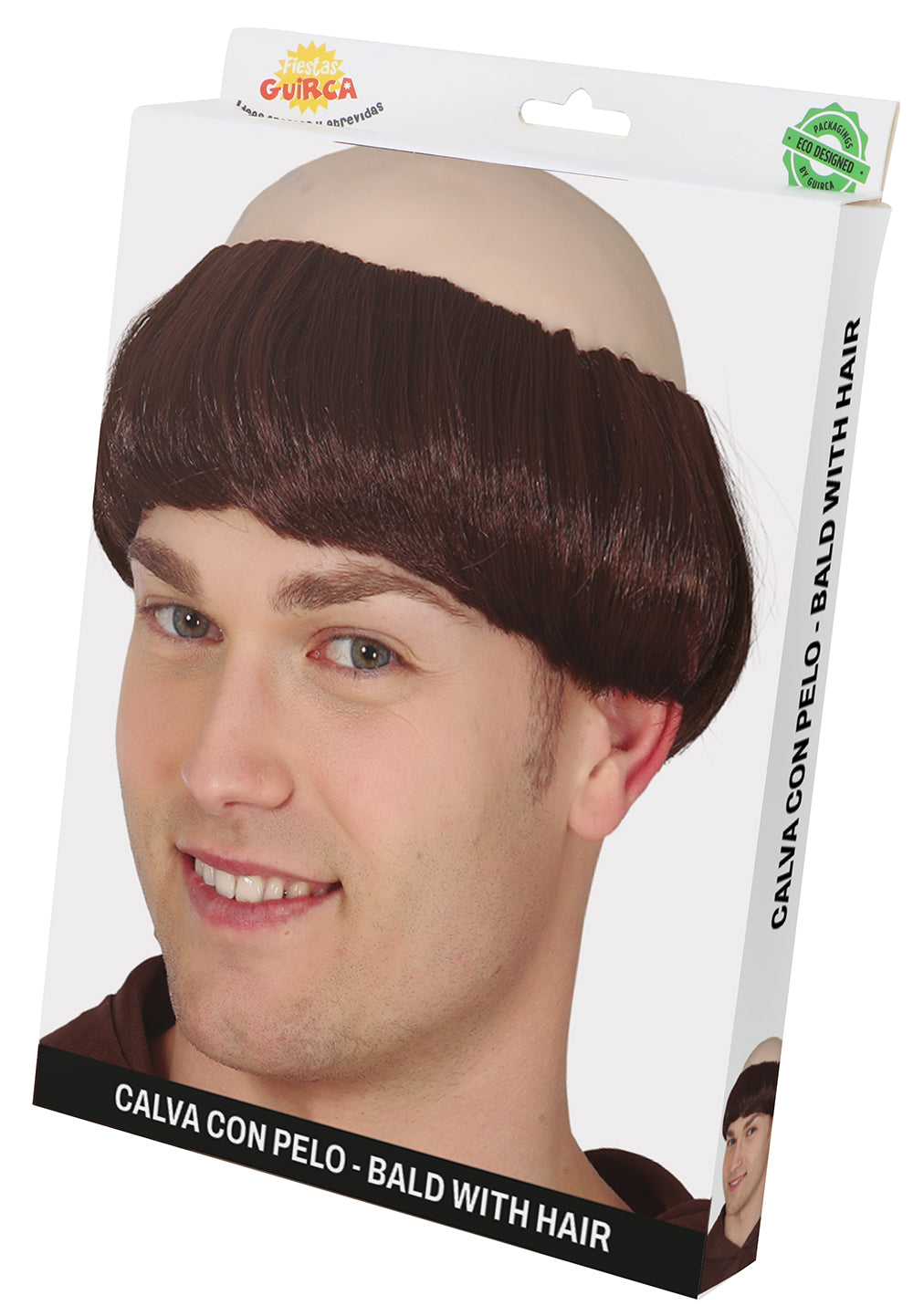 BALD-HEADED MONK WITH HAIR (BOX CONTAINER)