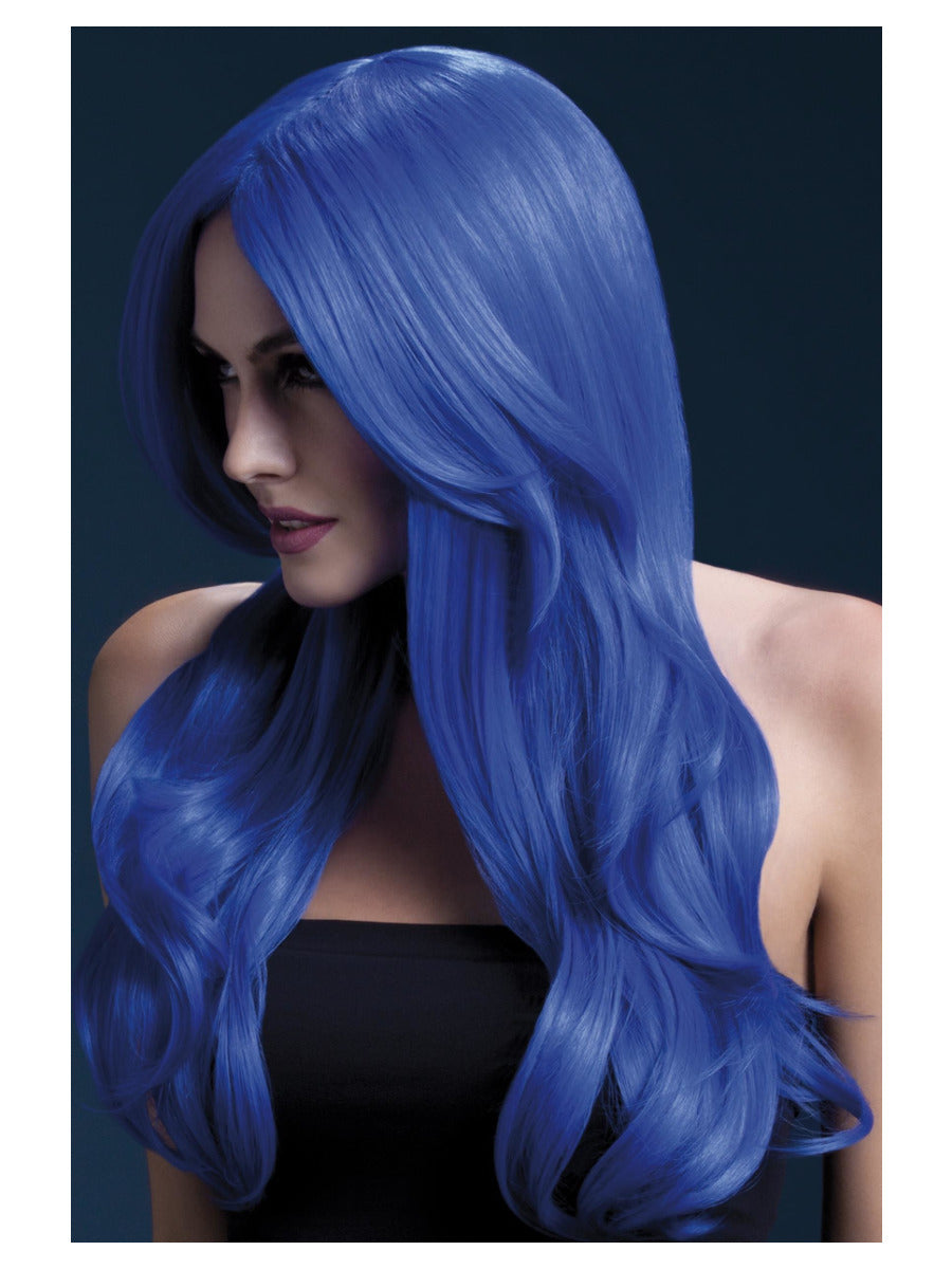 Fever Khloe Wig, Neon Blue - 1