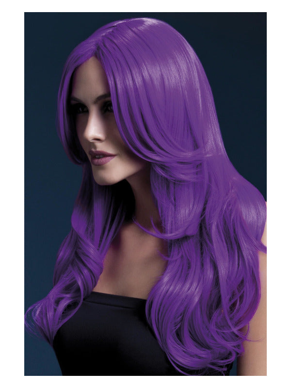 Fever Khloe Wig, Neon Purple - 2