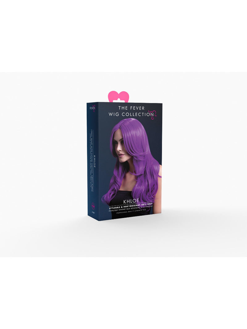 Fever Khloe Wig, Neon Purple - 3