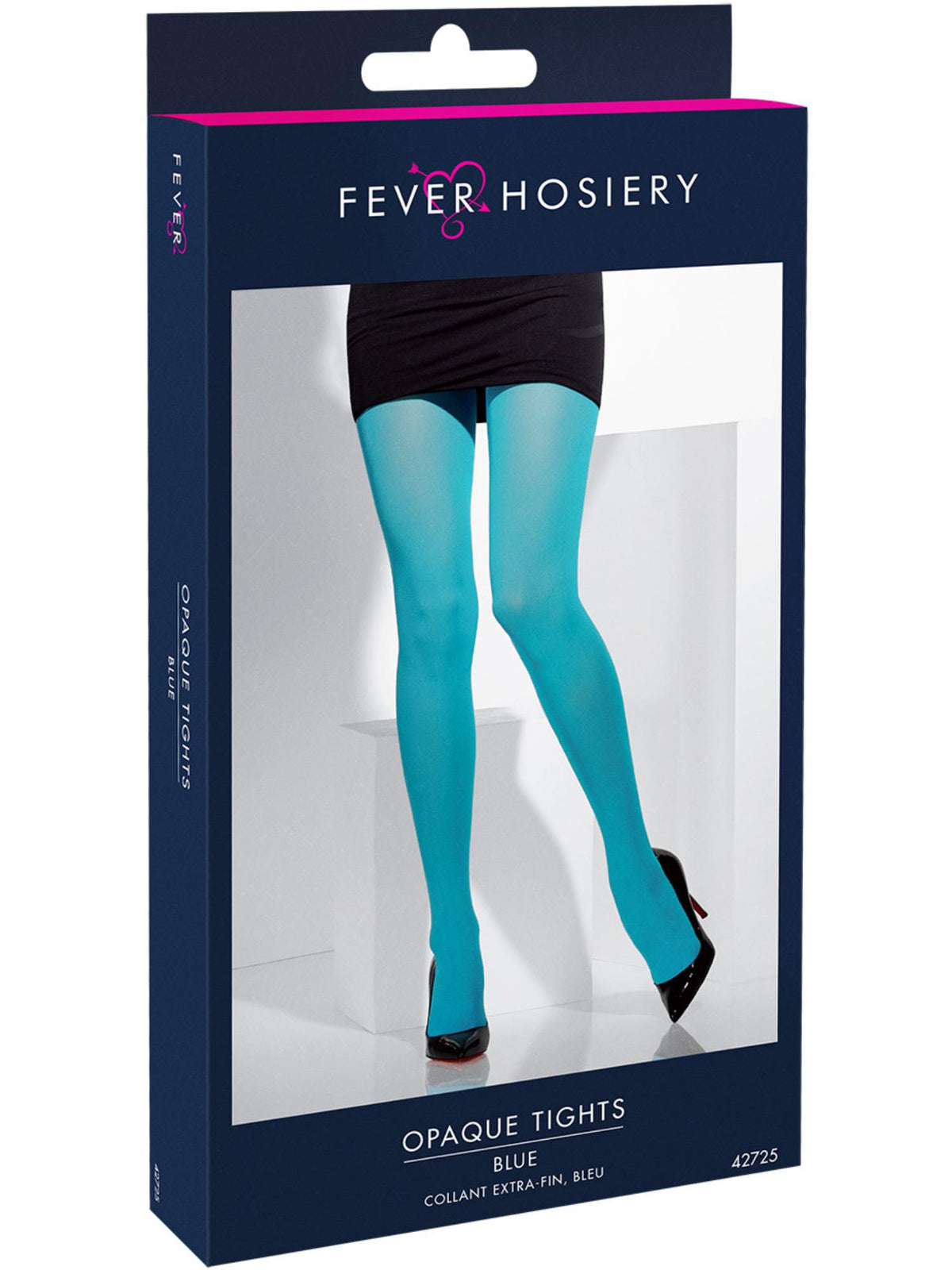 Opaque Tights, Blue 2