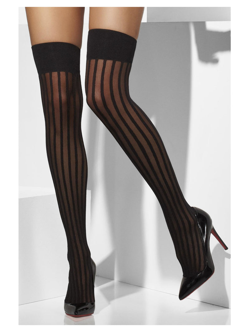 Sheer Hold-Ups, Black - 4