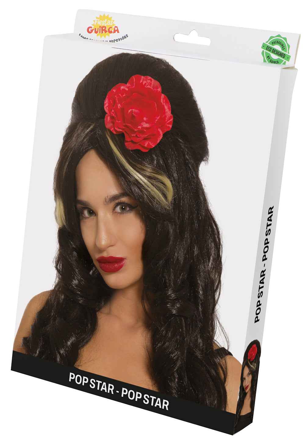 POP STAR WIG (BOX CONTAINER)