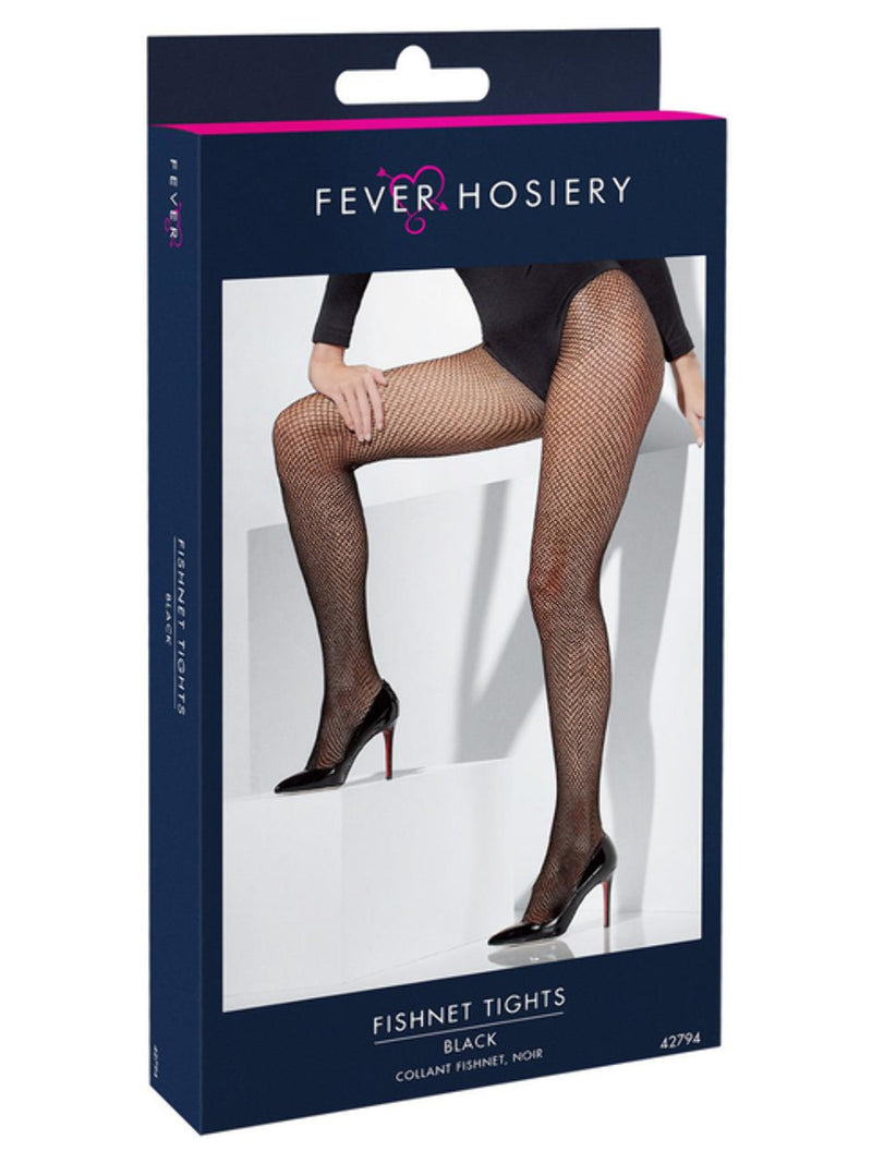 Fishnet Tights, Black - 3