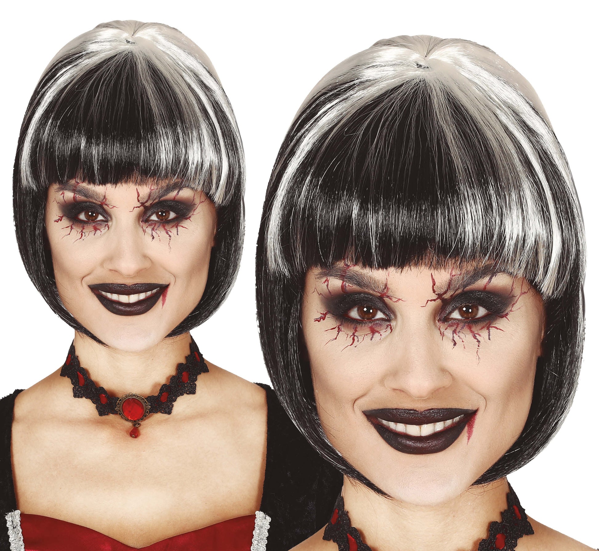 BOB WIG WITH STREAKS IN BOX