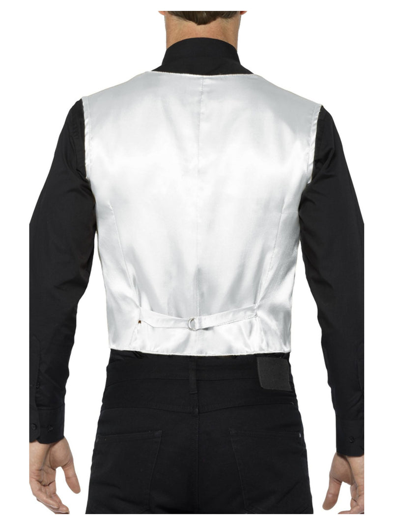 Sequin Waistcoat, Silver - 3