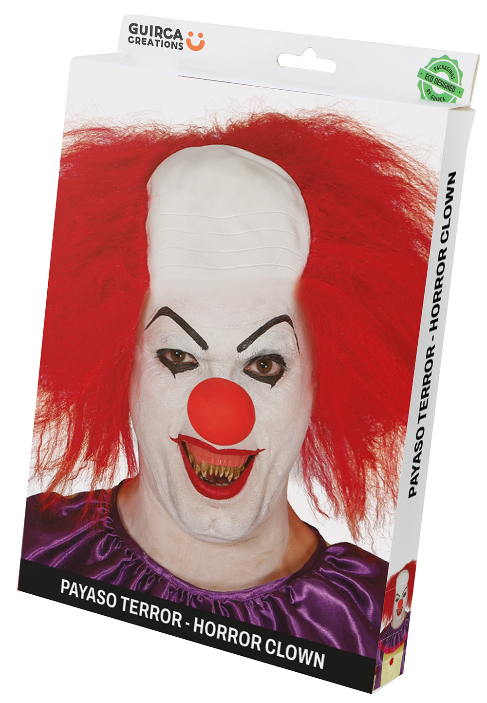SCARY CLOWN WIG IN BOX