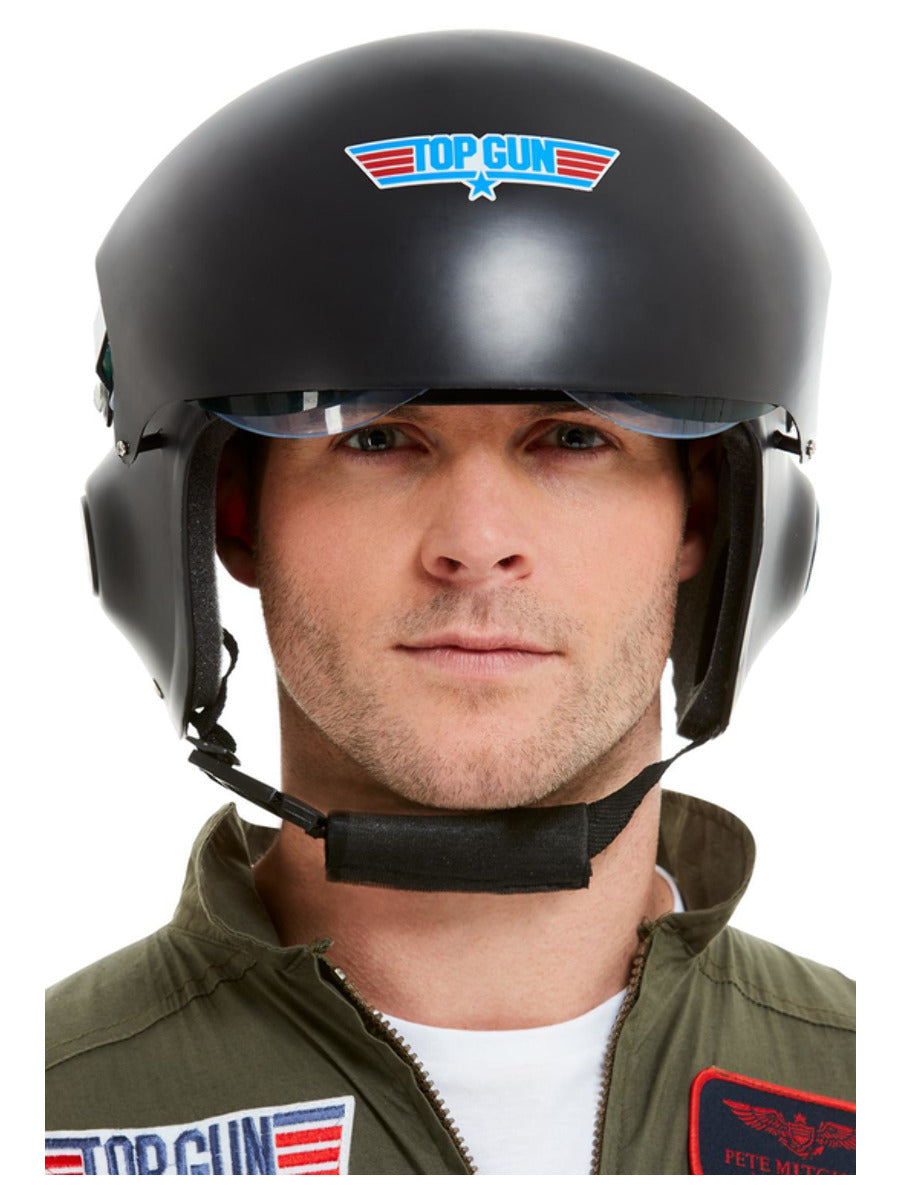 Top Gun Deluxe Helmet, Black - 4