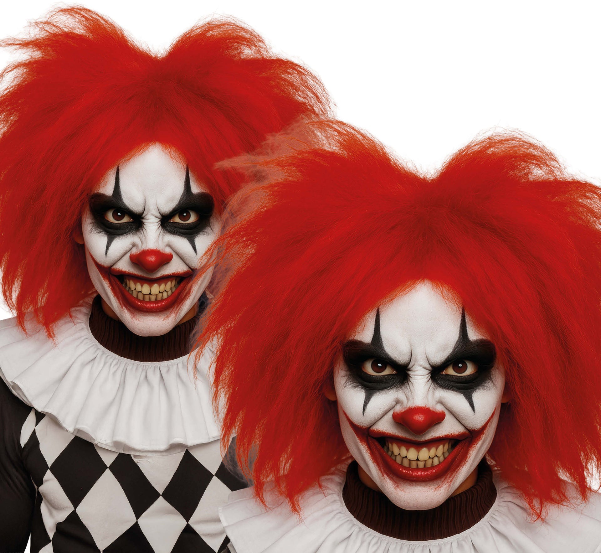 RED CLOWN WIG IN BOX