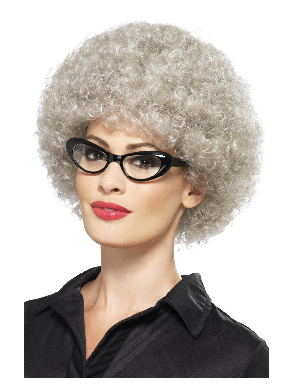 Granny Perm Wig, Grey - 2