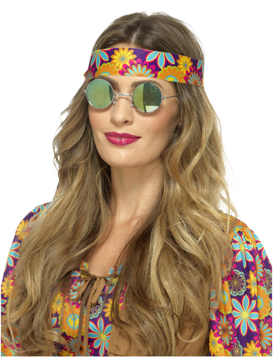 Hippie Specs, Mirrored, Green & Blue - 1