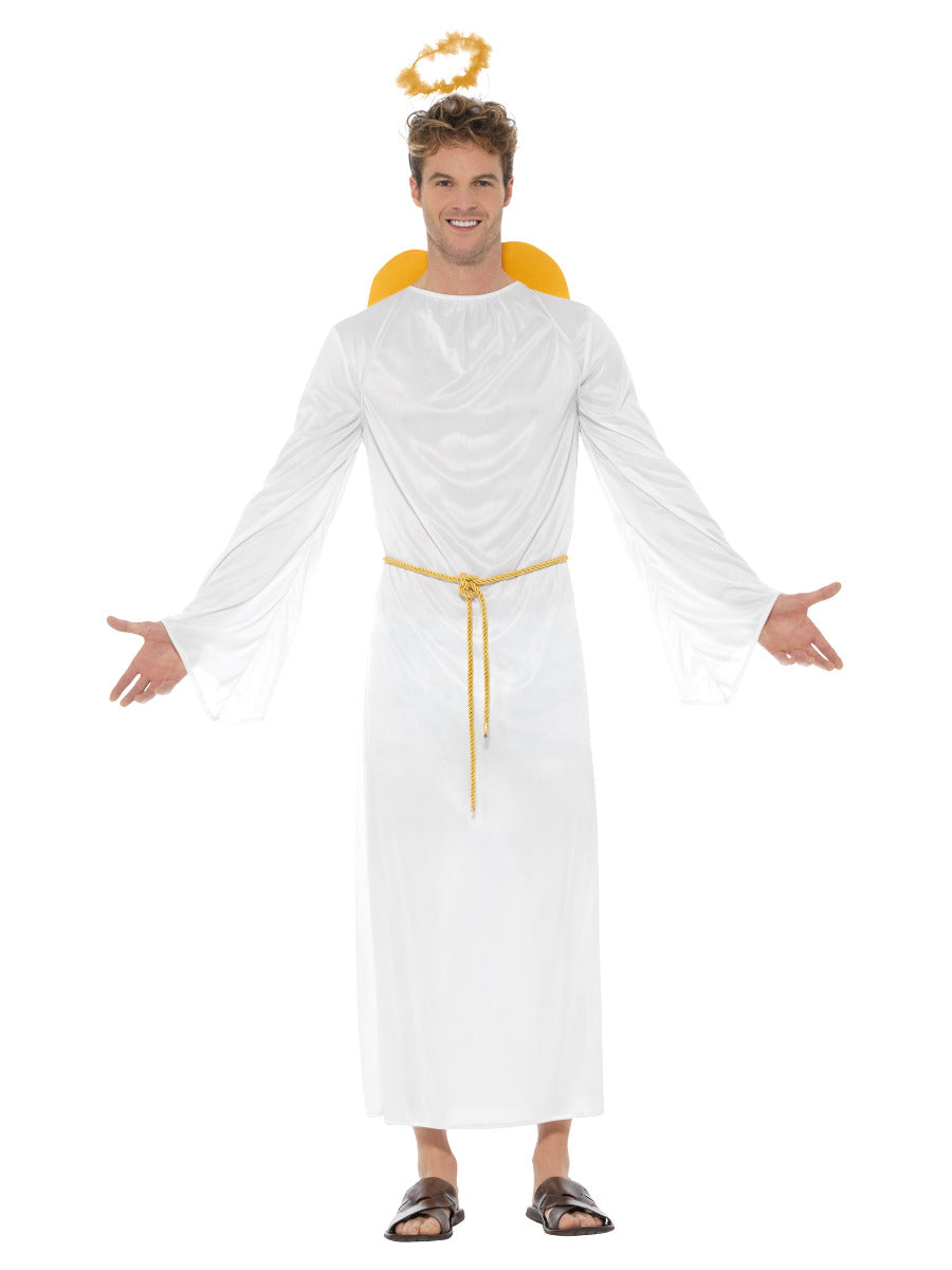 Angel Gabriel Costume, Unisex, White - 5