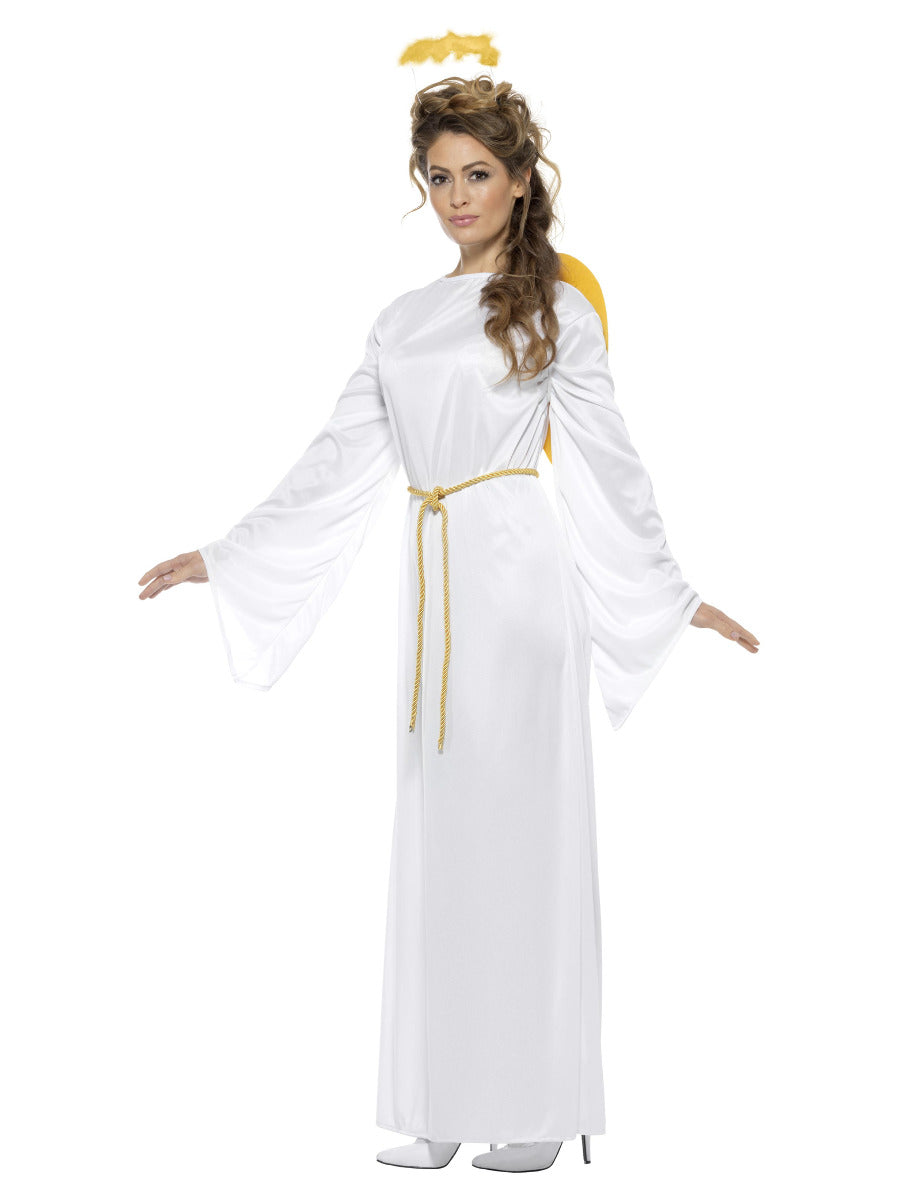 Angel Gabriel Costume, Unisex, White - 4