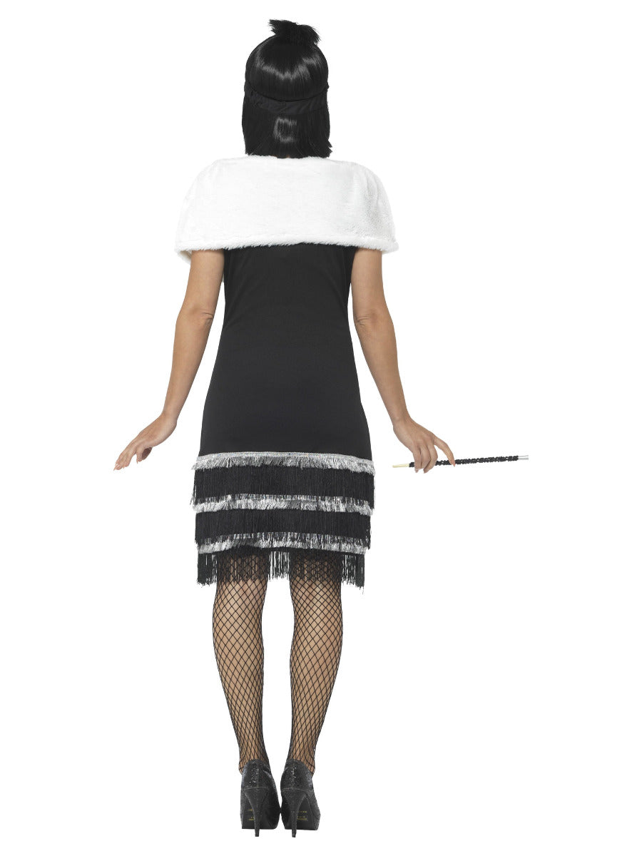 Flapper Costume, Black - 3