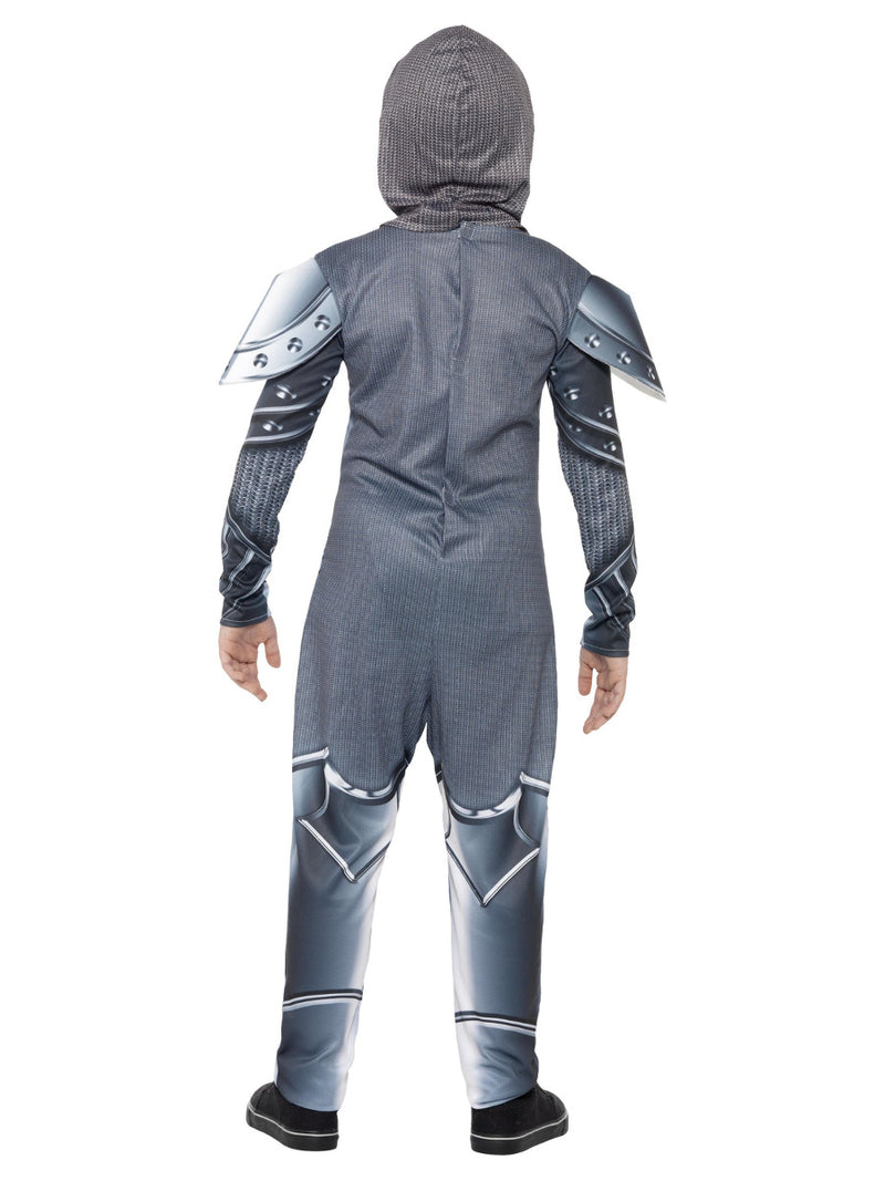 Deluxe Armoured Knight Costume, Grey - 3