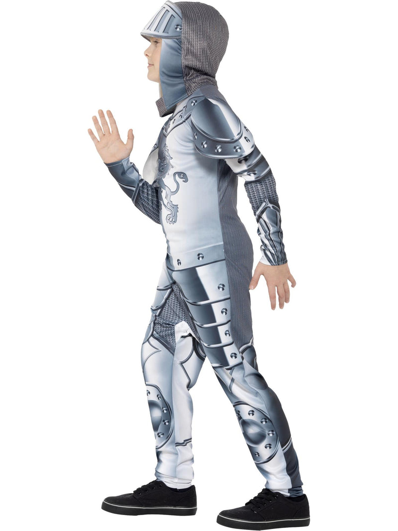 Deluxe Armoured Knight Costume, Grey 3