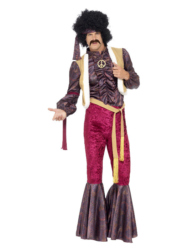 70s Psychedelic Rocker Costume, Purple - 2