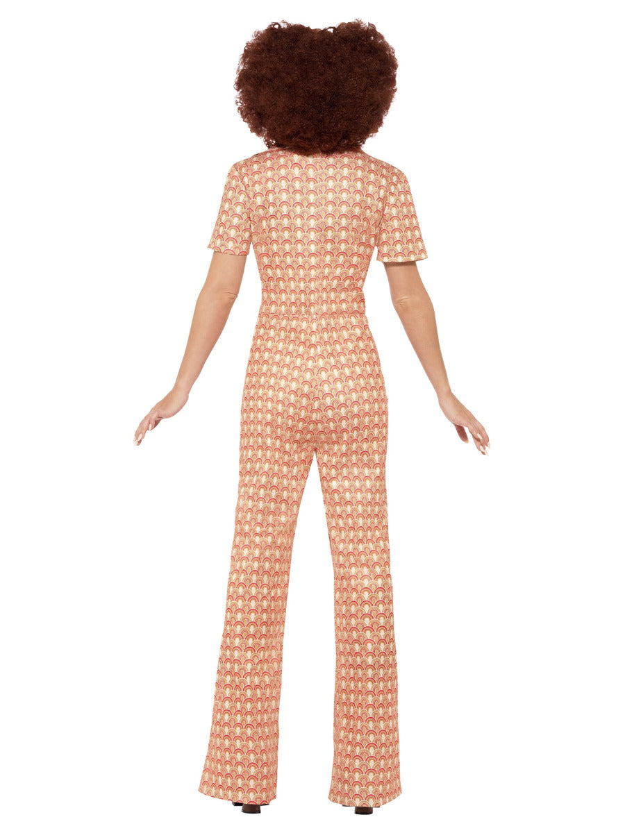 Authentic 70s Chic Costume, Orange - 3