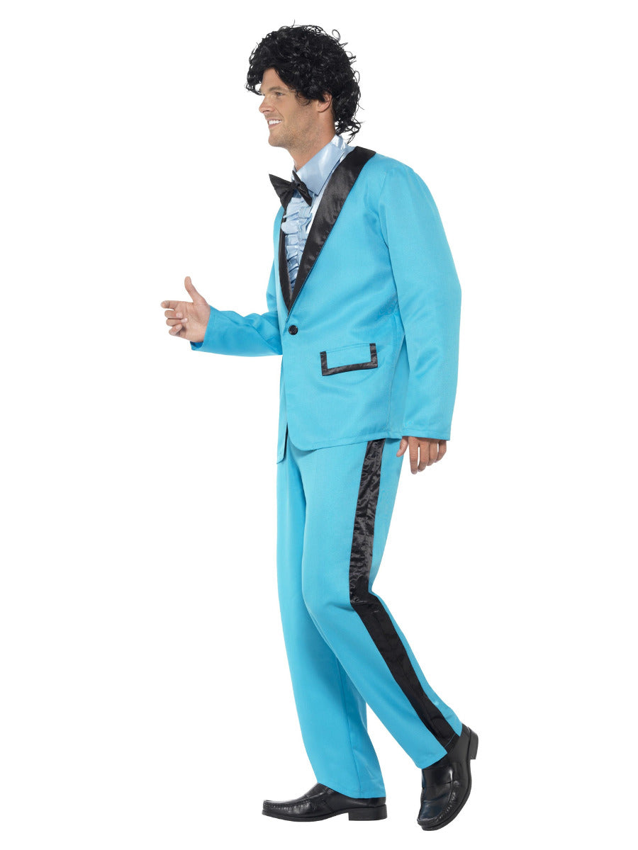 80s Prom King Costume, Blue - 4