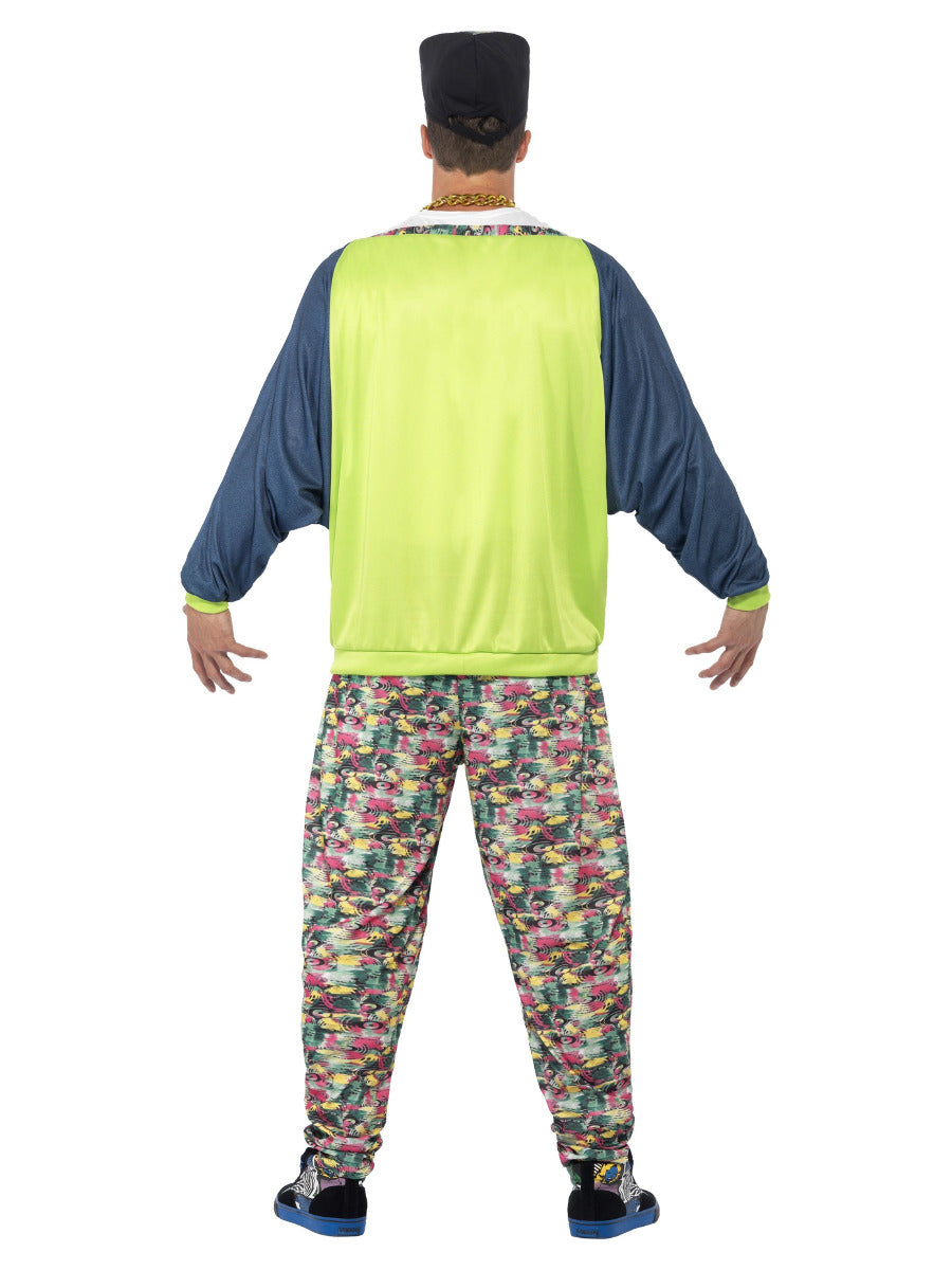 80s Hip Hop Costume, Patterned - 3