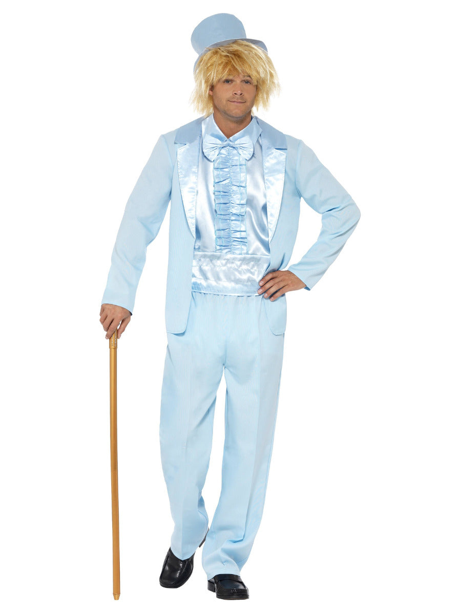 90s Stupid Tuxedo Costume, Blue - 1