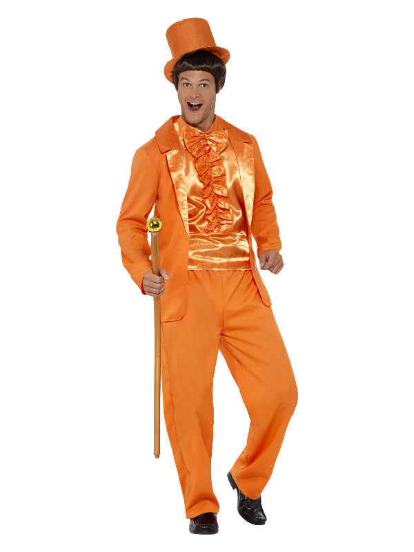 90s Stupid Tuxedo Costume, Orange - 2