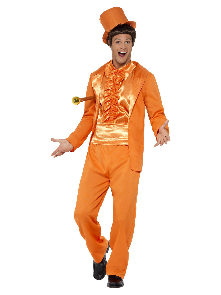 90s Stupid Tuxedo Costume, Orange - 5